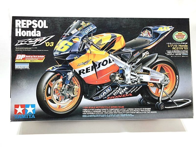 タミヤ　1/12　レプソルホンダ RC211V ’03　14096　プラモデル