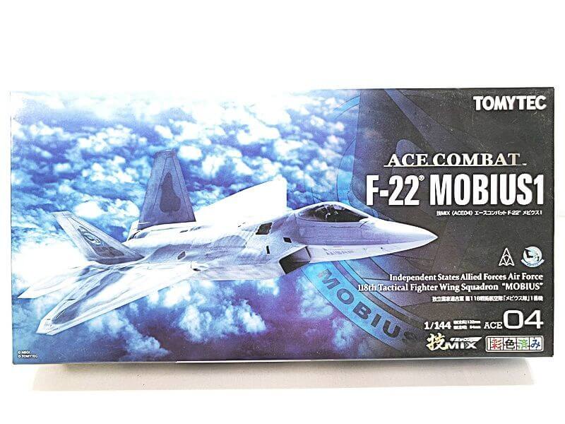 トミーテック　1／144　技MIX　ACE04　エースコンバット F-22 メビウス1　プラモデル